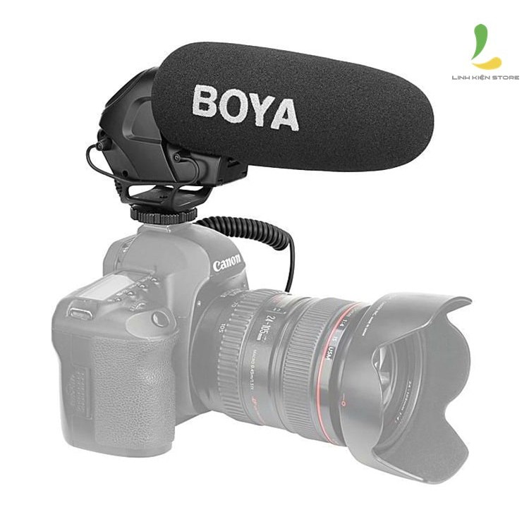 Micro Thu Âm Cao Cấp Boya Pro-K2/ BM3030 / BM3031 / DM2 dùng cho máy ảnh DSLR, action camera