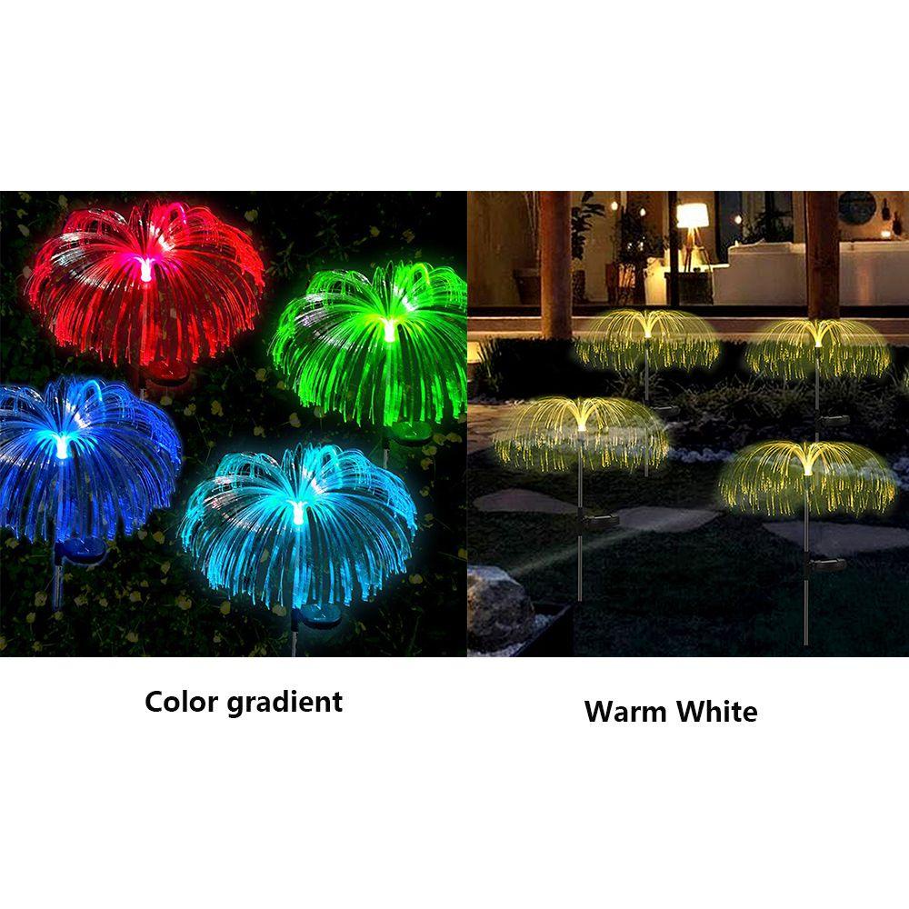 GOGOUP Bộ 2 Đèn LED Trang Trí Sân Vườn Sử Dụng Năng Lượng Mặt Trời
