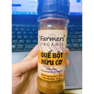 Bột quế hữu cơ Farmer 40g ( hũ thủy tinh )