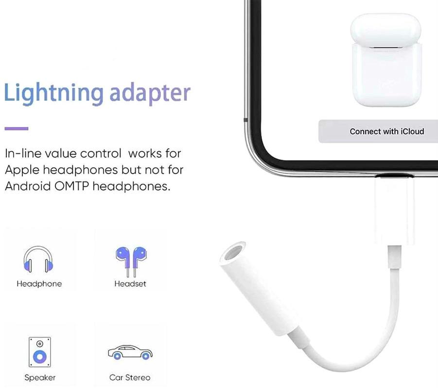 Cáp Chuyển Đổi Âm Thanh Jack 3.5mm Cho Iphone Chất Lượng Cao | BigBuy360 - bigbuy360.vn
