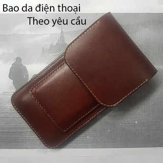 Bao da Iphone 11 pro max - Da bò thật - Đồ da thủ công BV0353