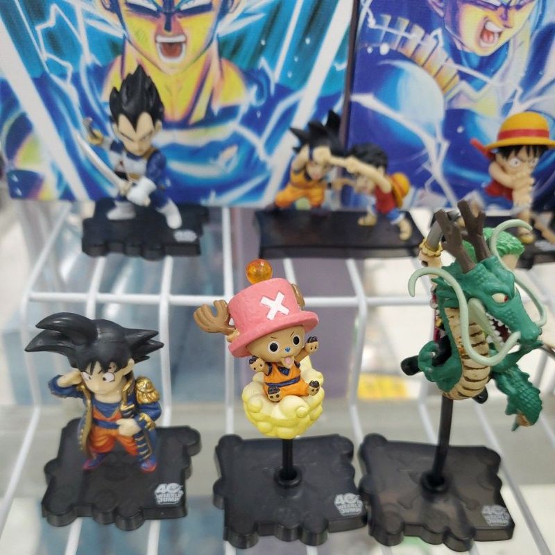 Hàng hiếm Mô hình Dragon ball x one pice kỷ niệm 40th WEEKLY JUMP