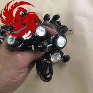 BỘ ĐÈN LED CÚC ÁO (GIÁ 1 ĐÔI) TRANG TRÍ XE MÁY XI NHAN MẮT CÚ MẮT MÈO