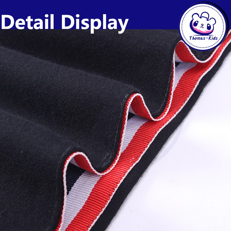 Quần legging Cotton co giãn màu trơn kẻ sọc thời trang cho bé gái 4-16 tuổi