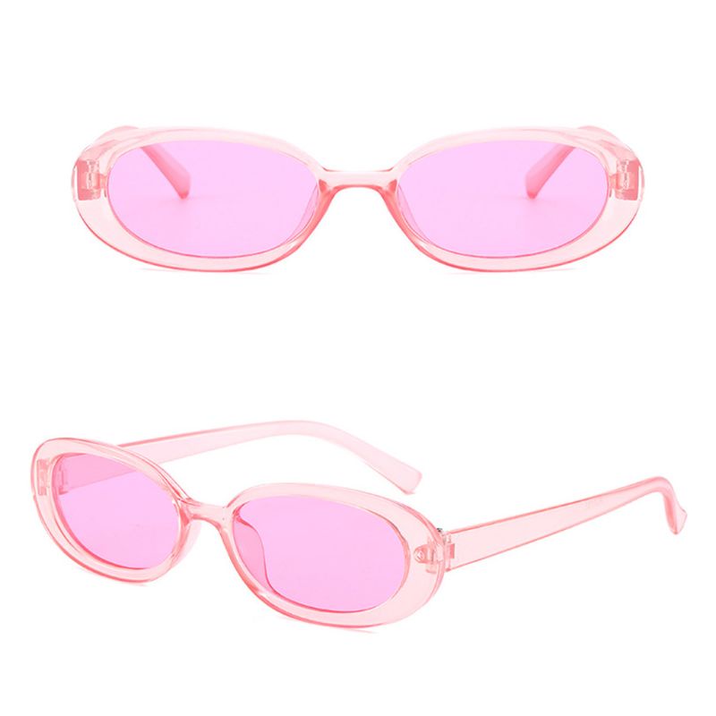 Kính Mát Gọng Oval Nhỏ Phong Cách Retro Thời Trang Cho Nam Nữ