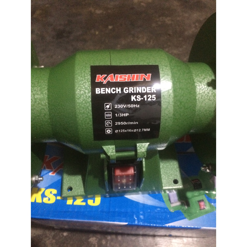 MÁY MÀI 2 ĐẦU 1/4 HP CHÍNH HÃNG &quot; BENCH GRINDER