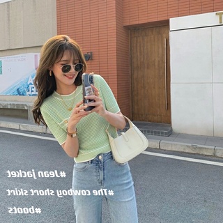 Áo len dệt cộc tay