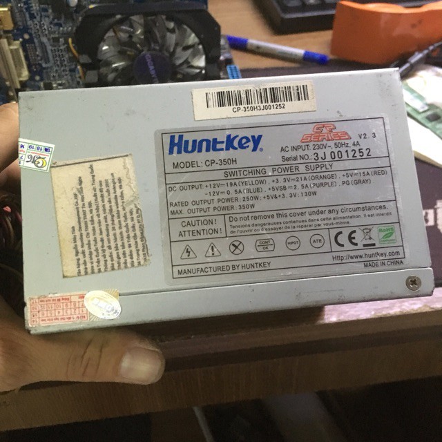 Nguồn hunkey 24 chân 400w cũ bóc case