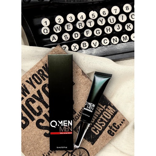 Combo trị mụn QMEN - WHA Serum + Tea Tree Oil + Magic Sun Pray