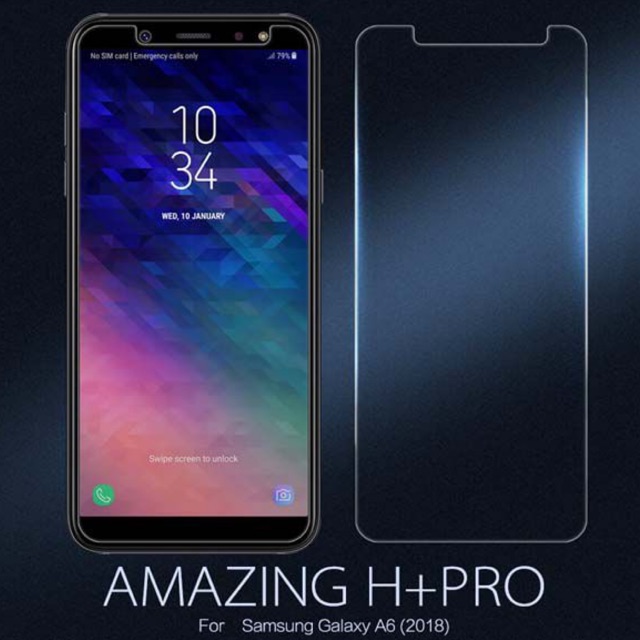 Bộ 3 kính cường lực Sam sung A6,A6Plus,A6+