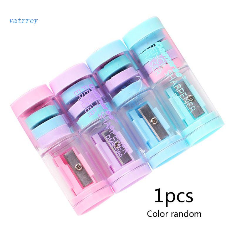 Đồ Chuốt Bút Chì Bỏ Túi Kèm 4 Cục Tẩy Tròn Nhỏ Dễ Thương Cho Bé