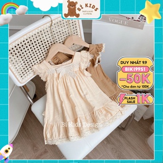Váy cánh tiên xinh xắn cho bé gái đầm thiết kế dáng babydoll cho bé 1 2 3 4 5 6 7 tuổi thời trang trẻ em mùa hè Bí Kids