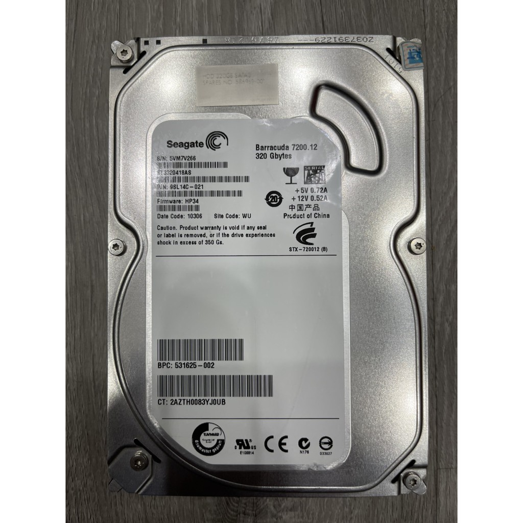 Ổ Cứng Seagate 320GB Tháo Máy Workstation