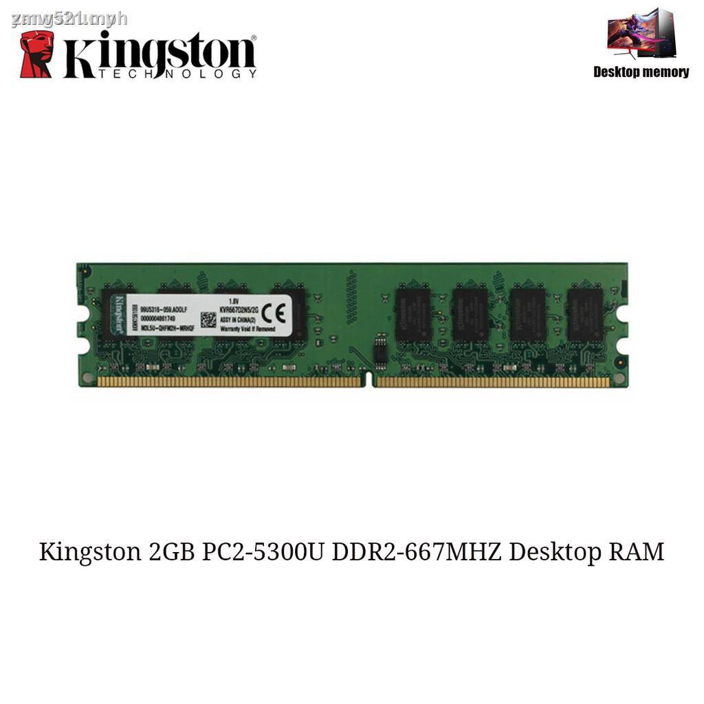 Thẻ Nhớ Máy Tính Kingston 2gb / 4gb / 8gb Ddr2 667mhz 800mhz Ddr3 1333mhz 1600mhz | BigBuy360 - bigbuy360.vn