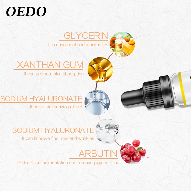 Oligopeptide Arbutin Serum OEDO Làm Dịu Sâu Cải Thiện Làn Da Xỉn Màu Dưỡng Ẩm Làm Trắng Da Tinh Chất Chăm Sóc Da chống lão hóa nếp nhăn 10ml