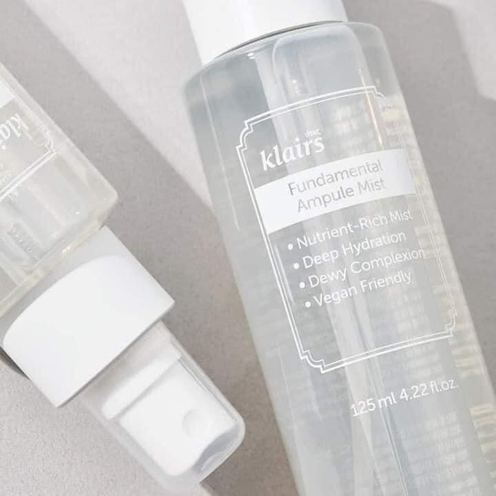 Xịt Khoáng Dưỡng Ẩm Làm Dịu Da Chống Oxy Hóa Klairs Fundamental Ampule Mist 125ml | BigBuy360 - bigbuy360.vn