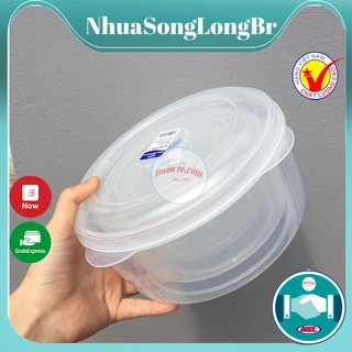 Bộ 3 âu nhựa tròn trơn Song Long 2199 chất liệu nhựa PP cao cấp an toàn_Buôn rẻ 01016