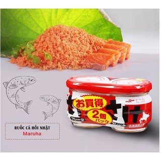 Ruốc cá hồi nhật maruha nichiro đỏ cho bé ăn dặm 8m+