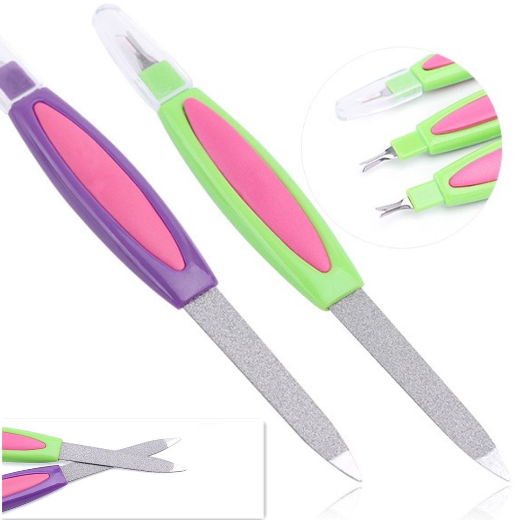 Dũa móng tay 2 mặt bằng kim loại