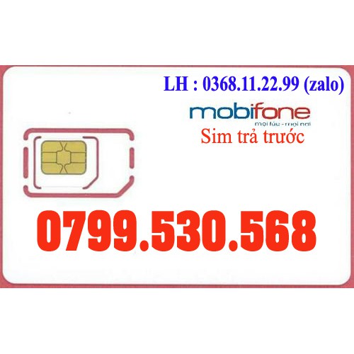 Sim Mobifone trả trước 0799.530.568