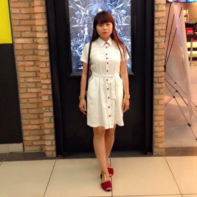 Đầm cotton thanh lí