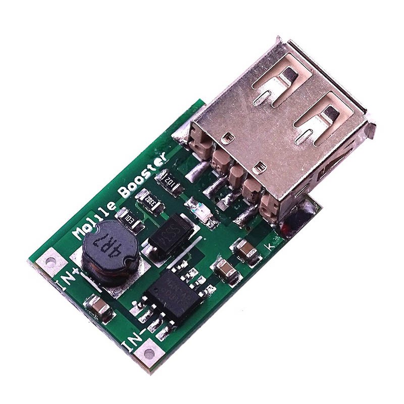 DC-DC 2V-5V đến 5V 1200MA 1.2A Bộ tăng cường bước lên USB Mô-đun cấp nguồn di động USB Bảng mạch sạc pin Lithium