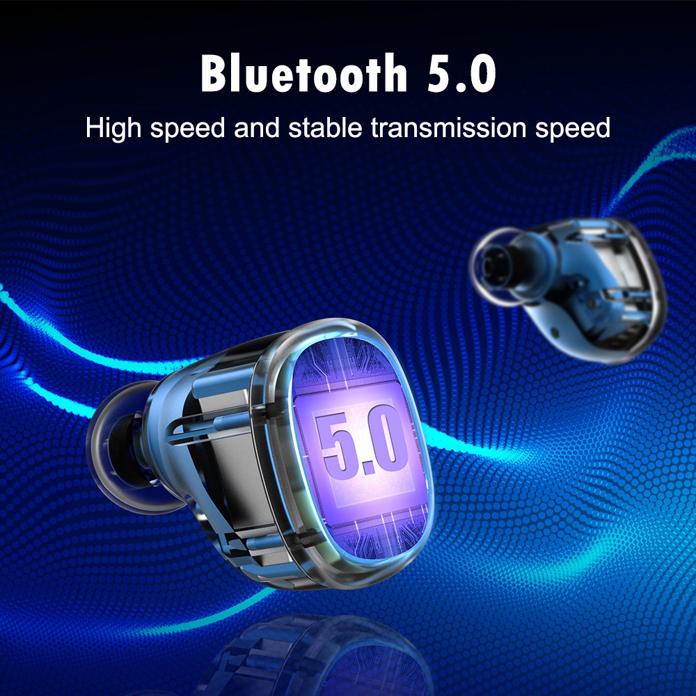 Tai Nghe ZNT D08-G Bluetooth 5.0 Kết Nối Không Dây Phong Cách Thể Thao