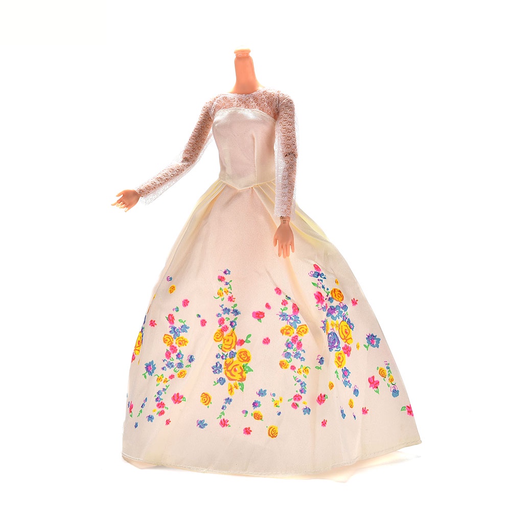 1 Bộ Đồ Chơi Búp Bê Barbie Thời Trang Đám Cưới