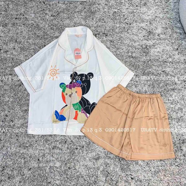 Set pijama đùi bear