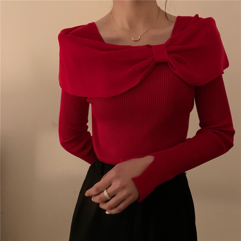 Áo len IELGY chui đầu cổ tròn thời trang dành cho nữ