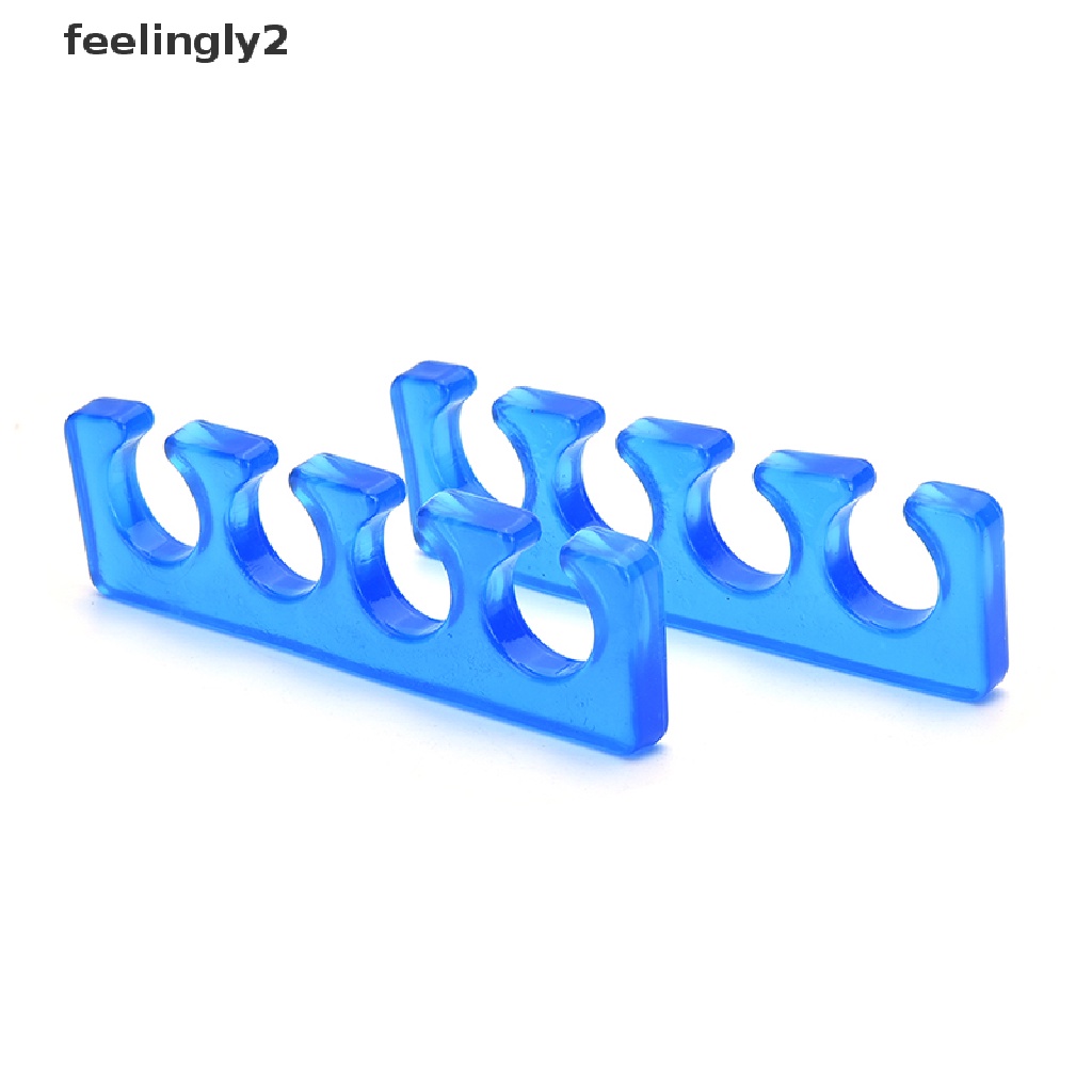 1 Cặp Dụng Cụ Tách Ngón Chân Bằng Silicon Mềm Tiện Dụng