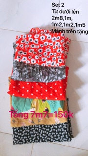 Set vải lụa, voan, chiffon