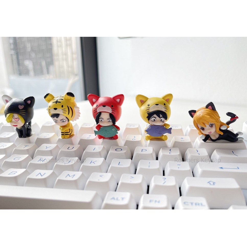 Keycap One Piece Luffy Zoro Law Sabo Zoro Nami Boa Sanji Nút Bàn Phím Cơ Đặc Biệt