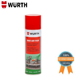 Chất Phá Gỉ Rost-Off-Plus Wurth 300ml 0890200 Làm bong rã gỉ sét cứng đầu nhất giúp tháo bu-lon, ốc vít, ta-rô bị kẹt.