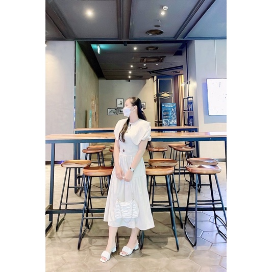 Túi đeo vai kẹp nách nữ xách tay da mềm xếp ly phối xích thời trang đi chơi giá rẻ DIOMI