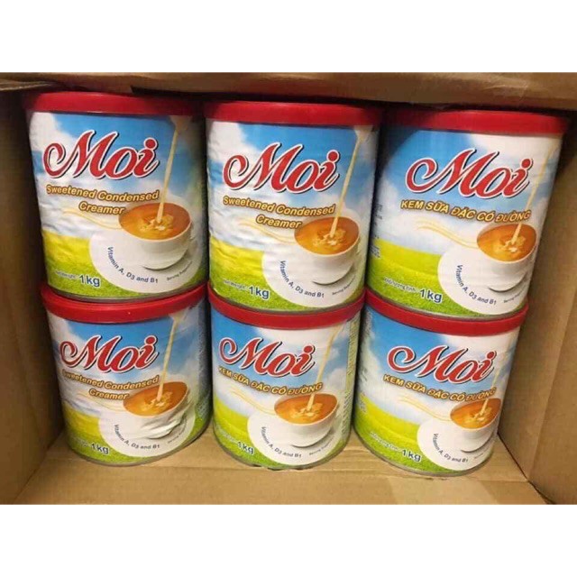 Sữa đặc có đường MOI 1Kg HỘP THIẾC - NHẬP KHẨU MALAYSIA ^^