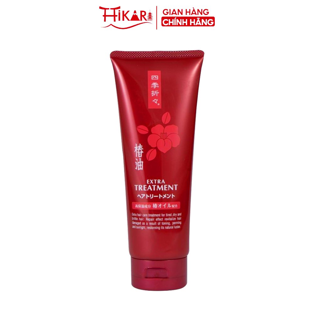 Kem Ủ Tóc Hoa Trà Kumano Tsubaki Extra Hair Treatment 230g