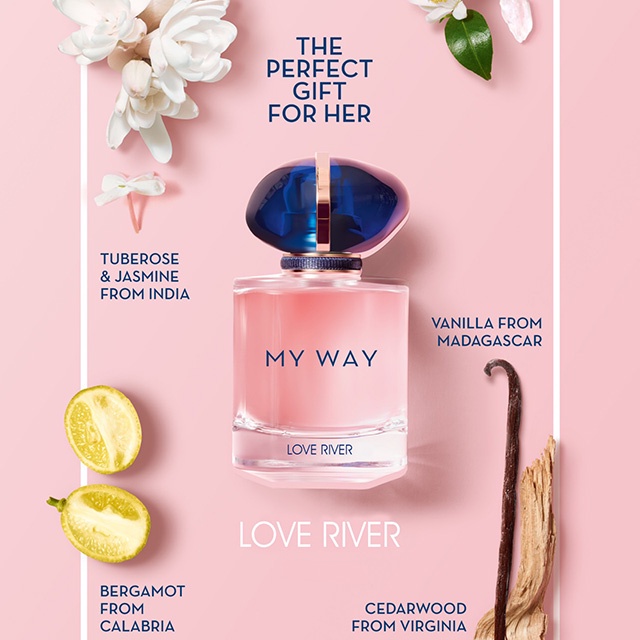 Mẫu Mới - Nước Hoa Nữ Hương Thơm Nhẹ Nhàng, Cá Tính Nước Hoa Thơm LâuMY WAY LOVE RIVER 12h 50ml,100ml