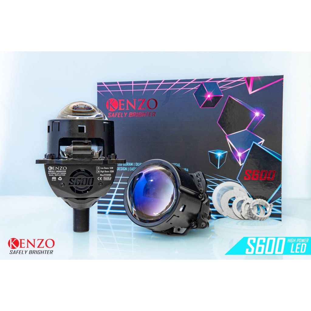 Bi Led chân xoáy Hiệu suất cao Kenzo S600 | 55W - 65W - giá 1 bóng
