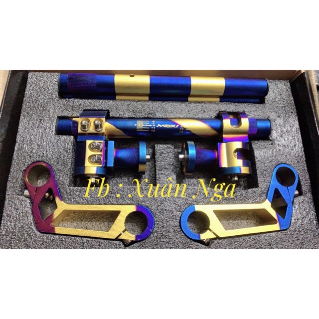 Ghi đông moxi 5 khúc titan đẹp