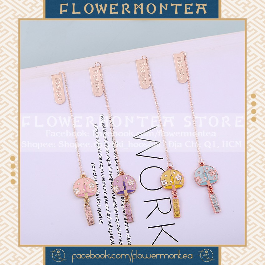 Thẻ Đánh Dấu Sách | Bookmark Dây Kim Loại - Chuông Gió 01