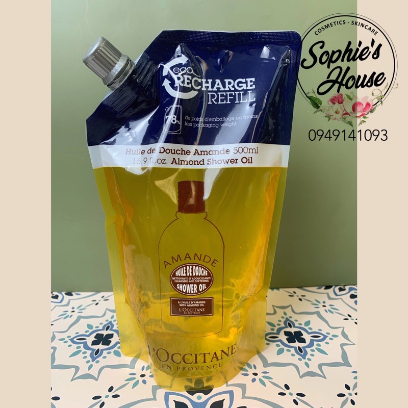 [Mã 252FMCGSALE giảm 8% đơn 500K] DẦU TẮM LOCCITANE HẠNH NHÂN - L’OCCITANE ALMOND SHOWER OIL