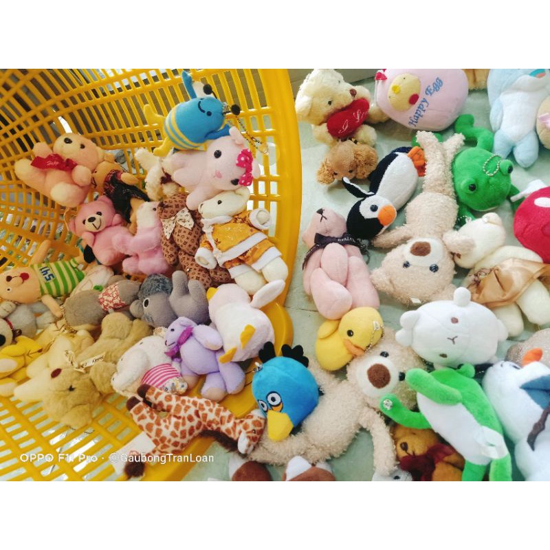 Móc khóa gấu bông lô mới