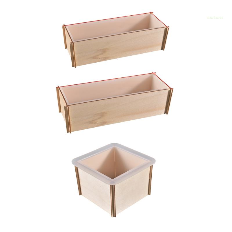 Khuôn Silicone Hình Khối Pha Lê Chữ Nhật / Vuông / Tròn Làm Trang Sức DIY