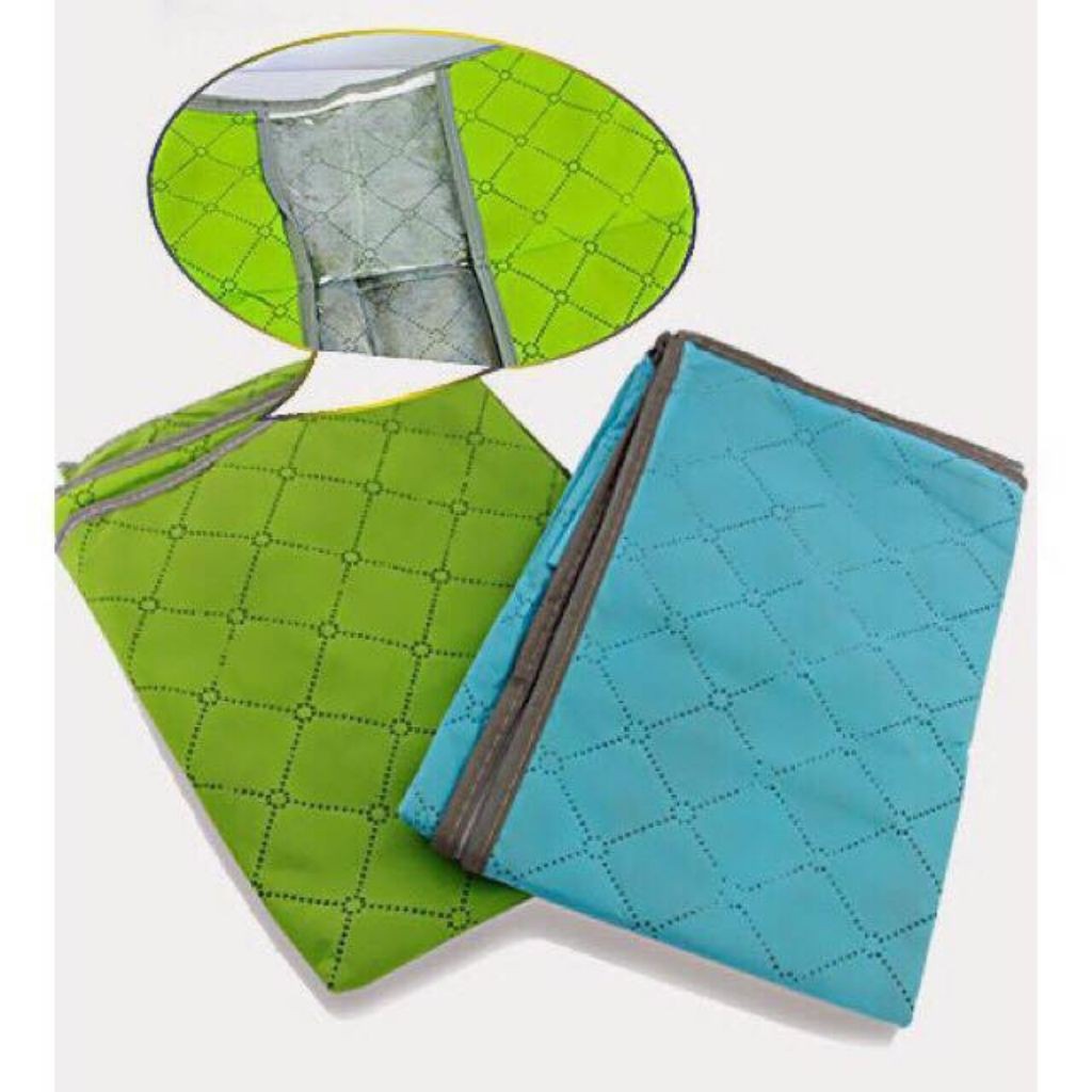 [ MÀU NGẪU NHIÊN ] Túi đựng quần áo chăn màn đa năng dáng ngang tiện ích