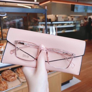 Gọng Kính Cận vuông Nhựa Dẻo hàn D8087 đen nhám  - Gọng Kính Mắt Vuông