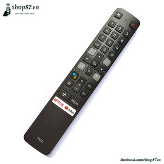 Điều khiển tv TCL 4K giọng nói Youtube chính hãng RC901V-FMR1
