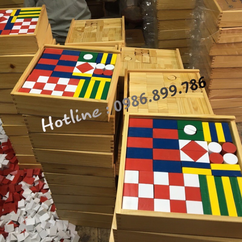Đồ chơi xếp hình xây dựng 100 chi tiết gỗ thông minh, đồ chơi lắp ghép xếp các mô hình chi tiết gỗ trí tuệ cho bé