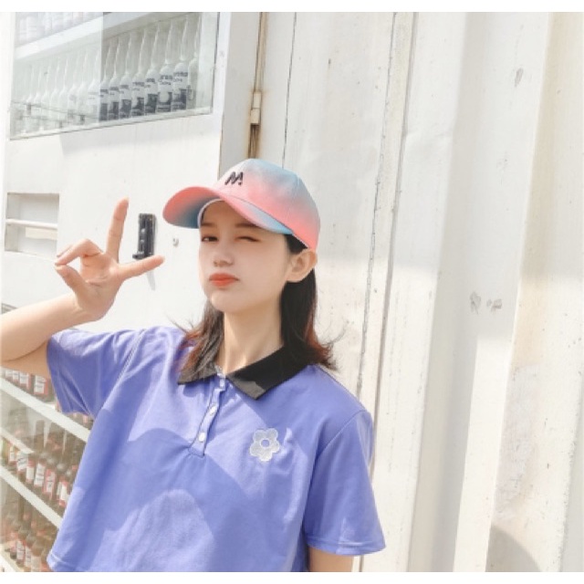 Mũ lưỡi trai phối màu - Mũ in 3D phong cách thời trang Tye Die phom unisex cho cả nam và nữ Mrcaps.vn kèm Full Box