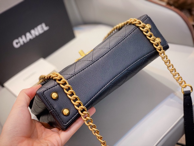 Túi xách nữ đeo chéo da hạt sần khoá vàng hàng cao cấp fullbox có hộp